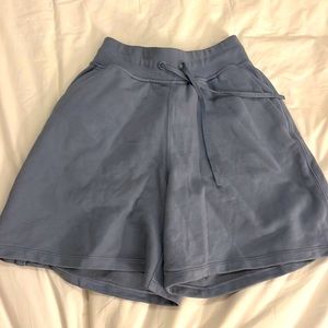 Blue Lulu Lemon shorts